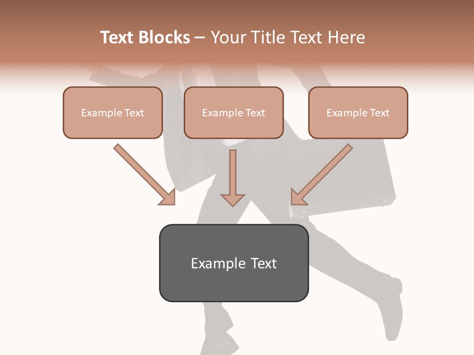 Male Suitcase Success PowerPoint Template