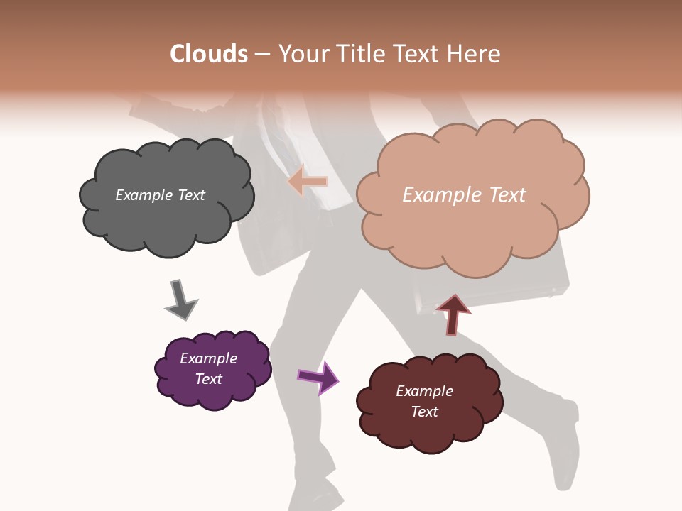 Male Suitcase Success PowerPoint Template