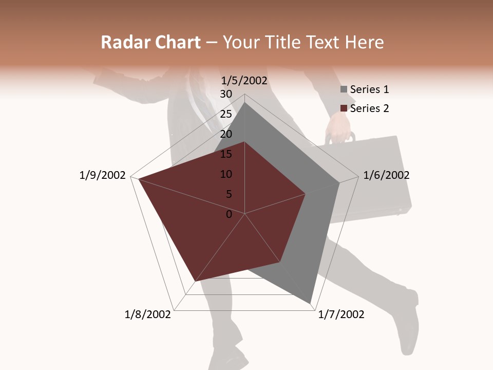 Male Suitcase Success PowerPoint Template