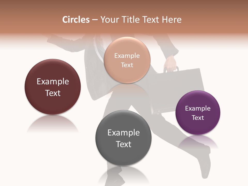 Male Suitcase Success PowerPoint Template