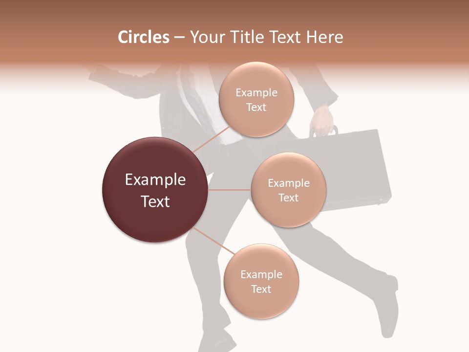 Male Suitcase Success PowerPoint Template