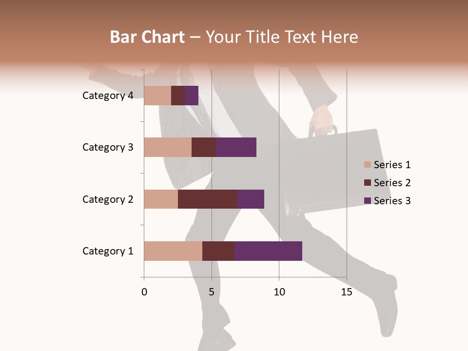 Male Suitcase Success PowerPoint Template