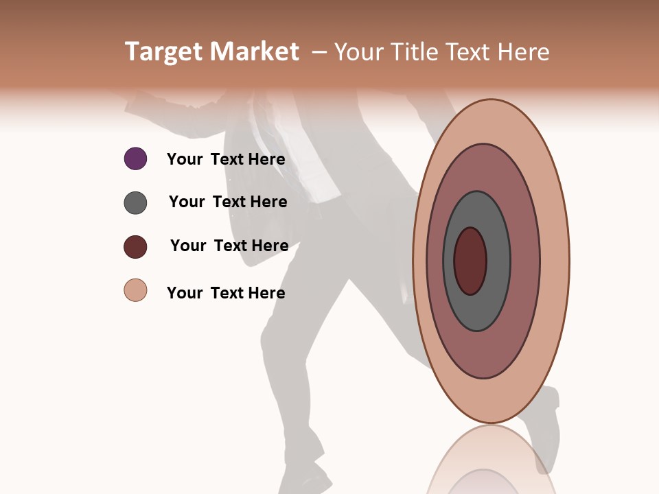Male Suitcase Success PowerPoint Template