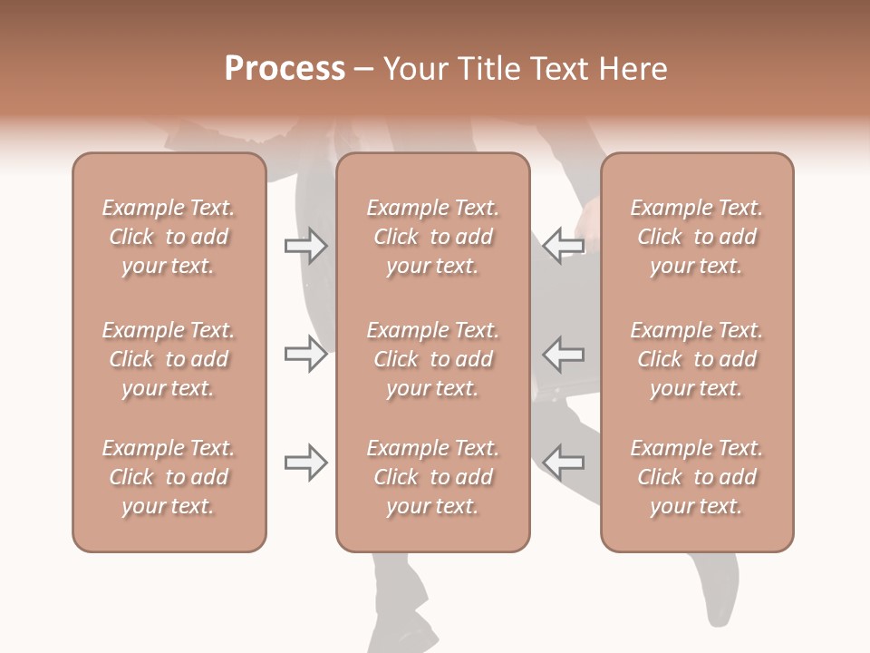 Male Suitcase Success PowerPoint Template