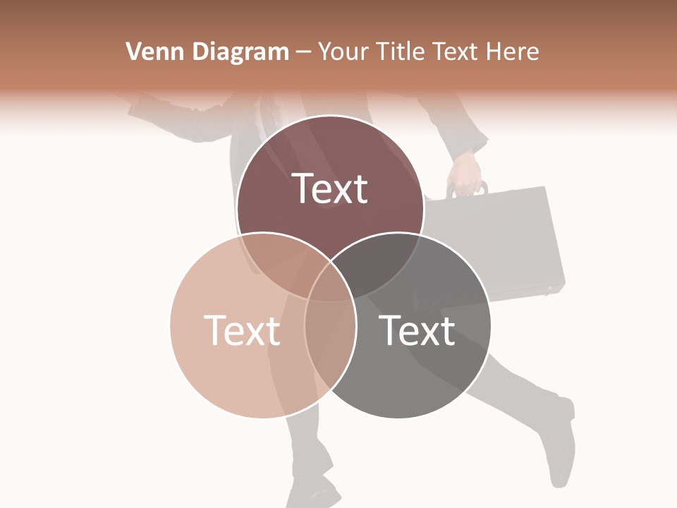 Male Suitcase Success PowerPoint Template