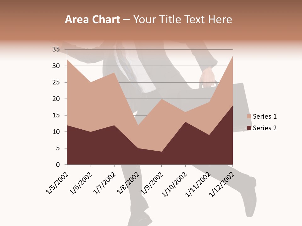 Male Suitcase Success PowerPoint Template
