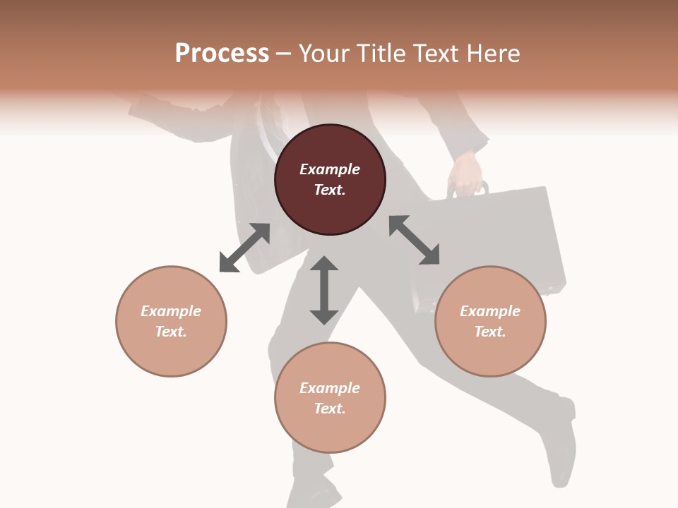 Male Suitcase Success PowerPoint Template