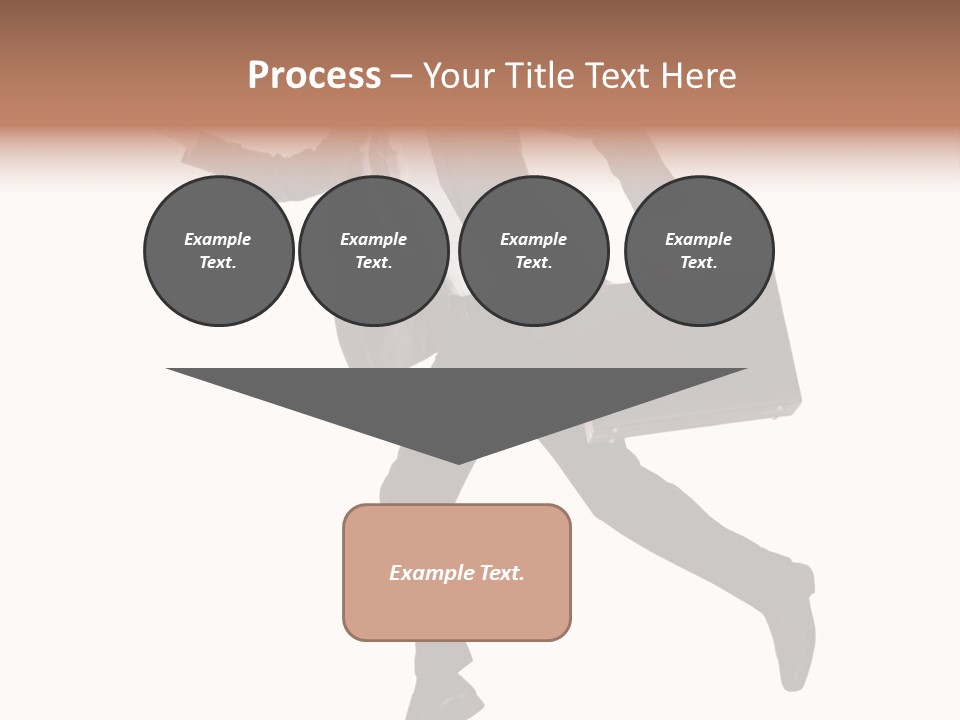 Male Suitcase Success PowerPoint Template
