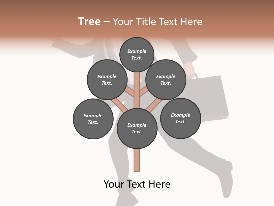 Male Suitcase Success PowerPoint Template