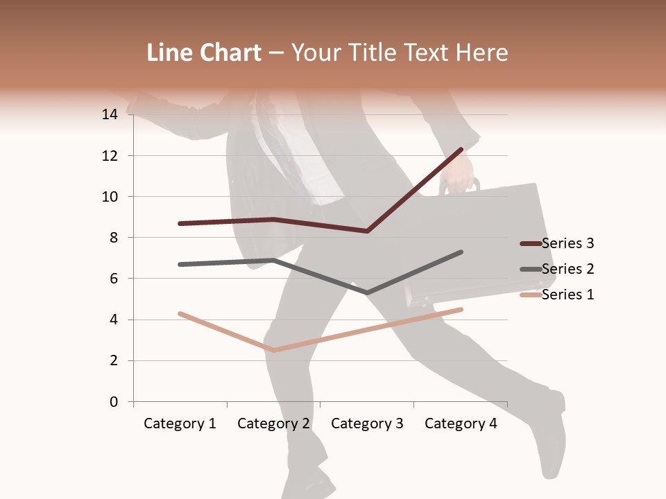 Male Suitcase Success PowerPoint Template