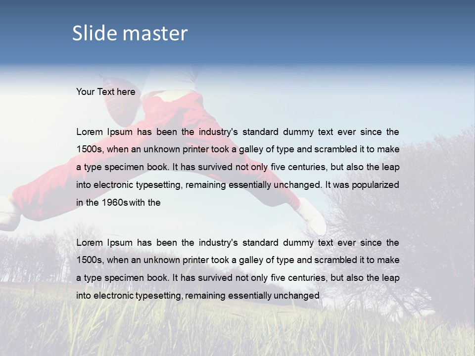 Hands Lucky Young PowerPoint Template