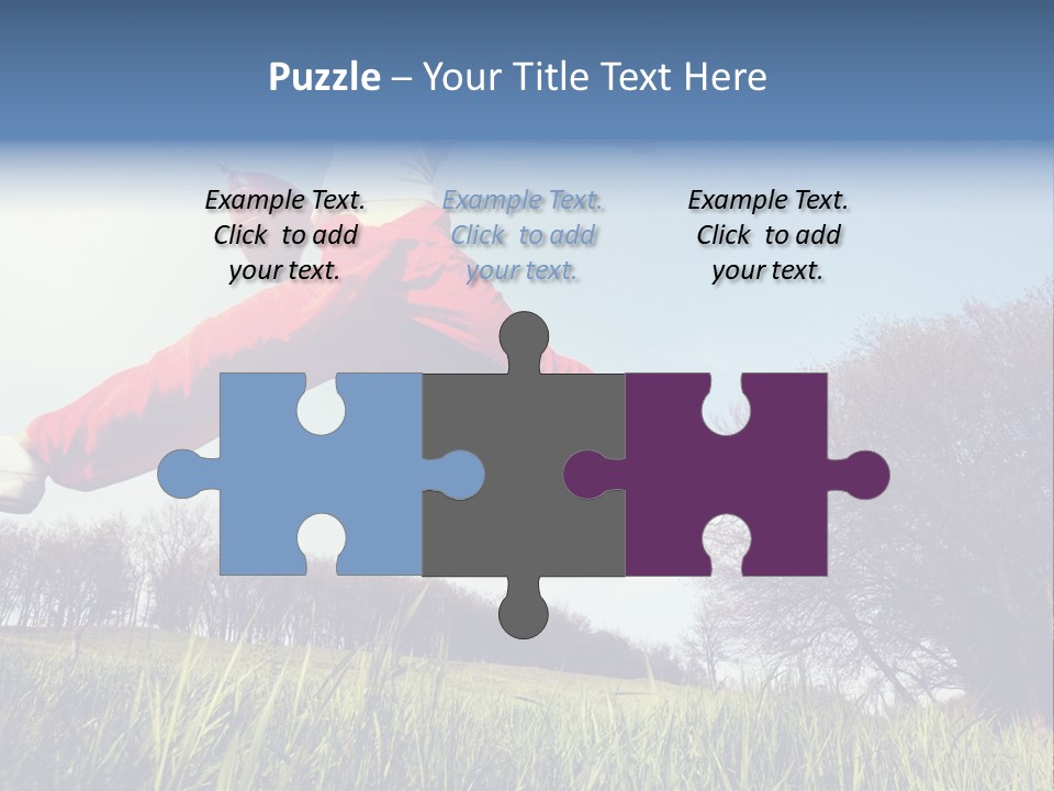 Hands Lucky Young PowerPoint Template