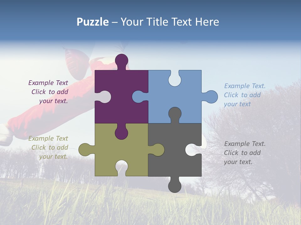 Hands Lucky Young PowerPoint Template