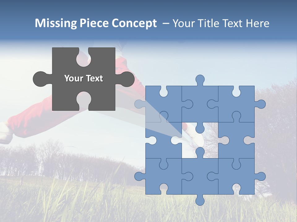 Hands Lucky Young PowerPoint Template