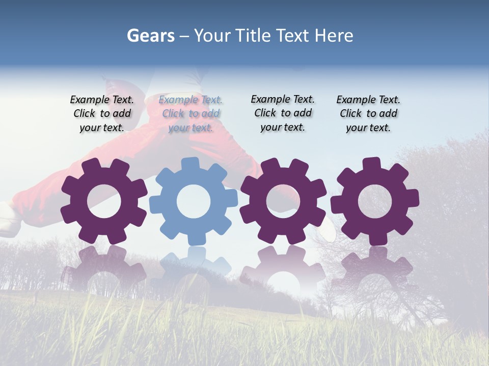 Hands Lucky Young PowerPoint Template