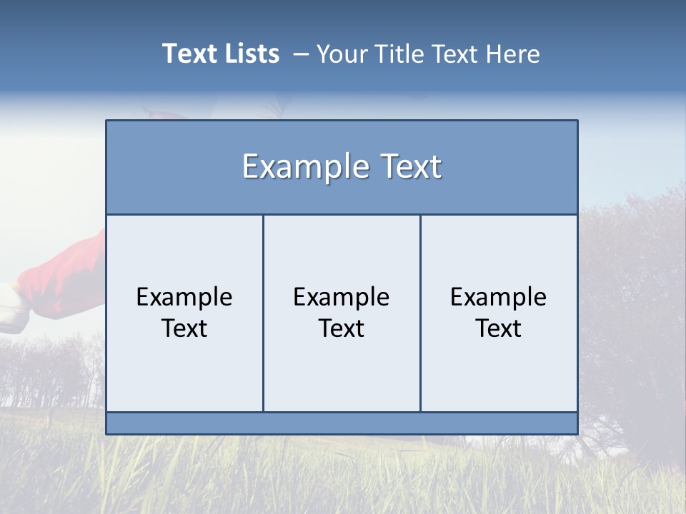 Hands Lucky Young PowerPoint Template