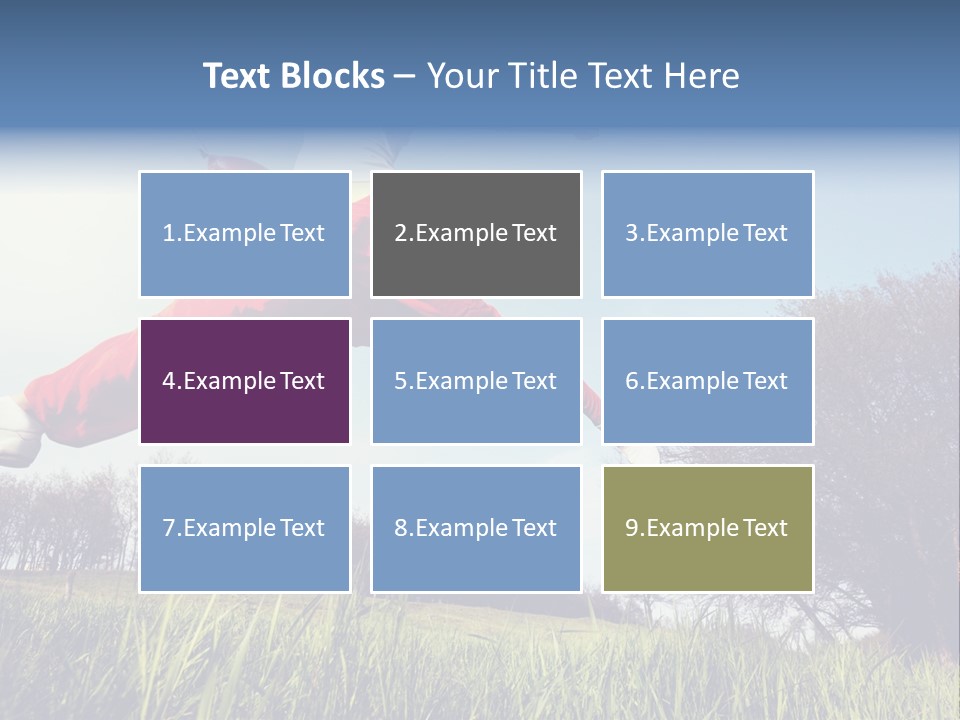 Hands Lucky Young PowerPoint Template