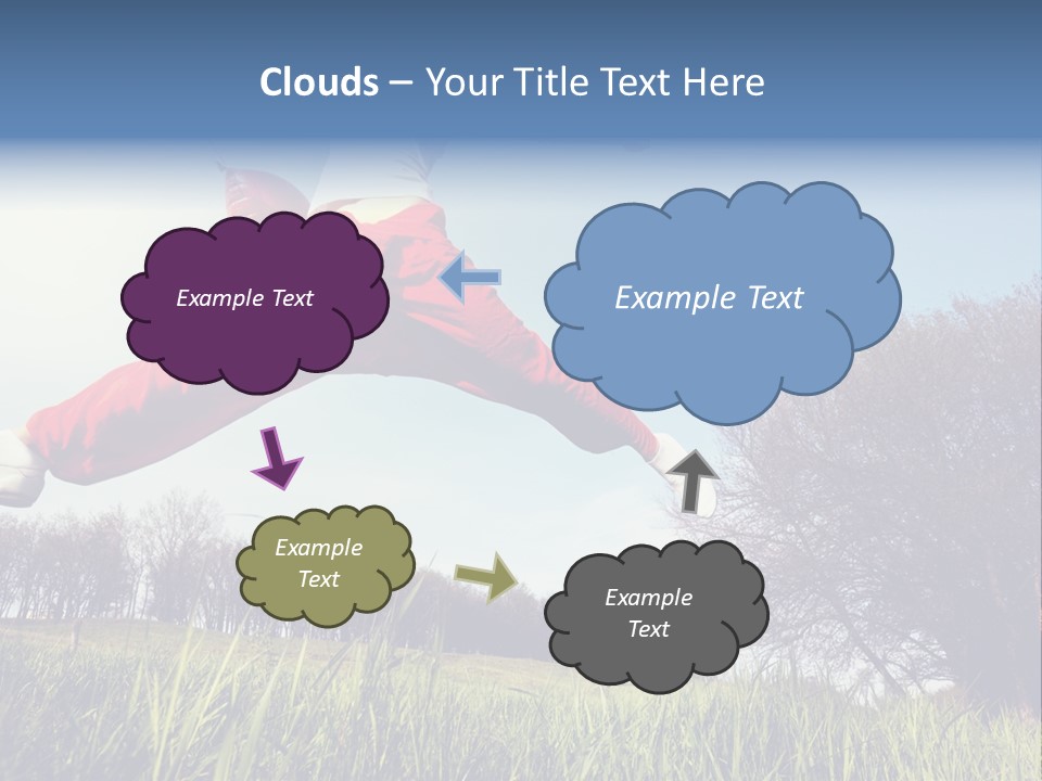 Hands Lucky Young PowerPoint Template