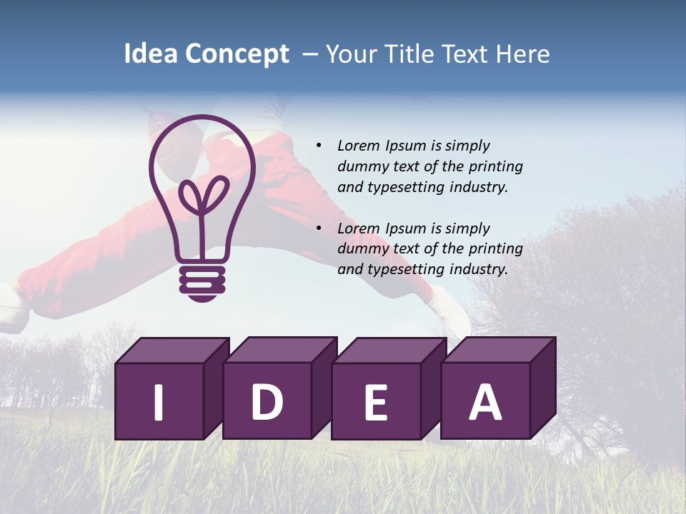 Hands Lucky Young PowerPoint Template