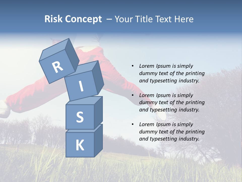 Hands Lucky Young PowerPoint Template