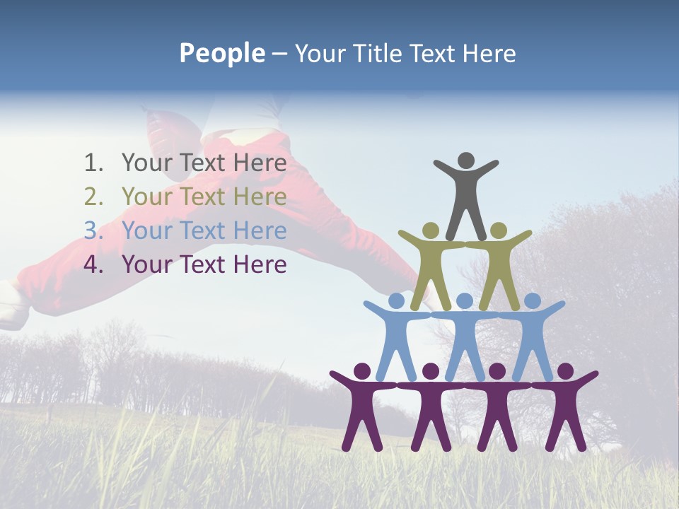 Hands Lucky Young PowerPoint Template