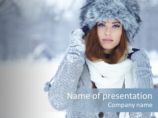Young Beauty Sexy PowerPoint Template