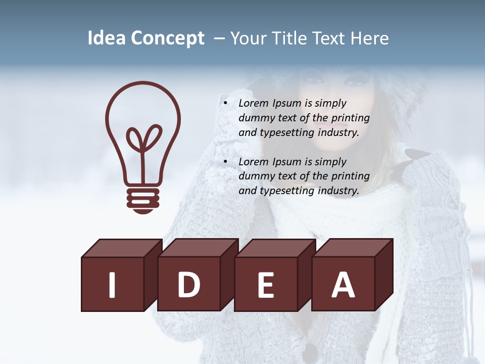 Young Beauty Sexy PowerPoint Template