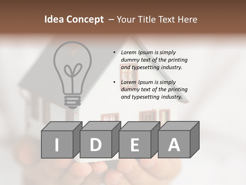 Conceptual Protection Buy PowerPoint Template