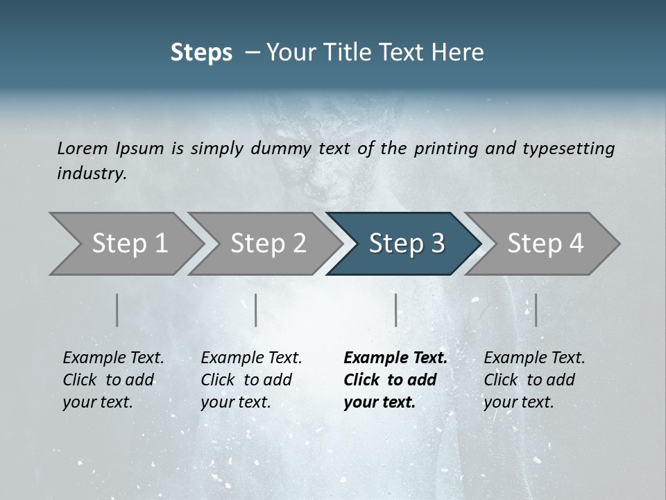 Promethean Body Desolation PowerPoint Template