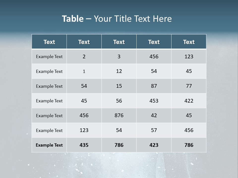 Promethean Body Desolation PowerPoint Template