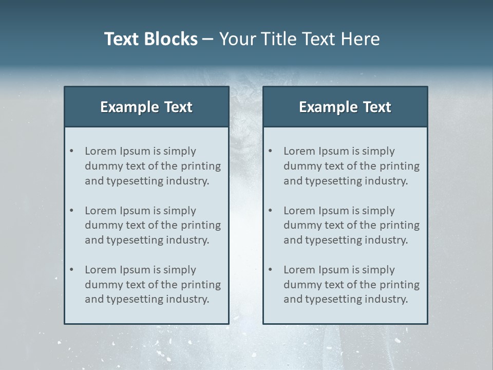 Promethean Body Desolation PowerPoint Template