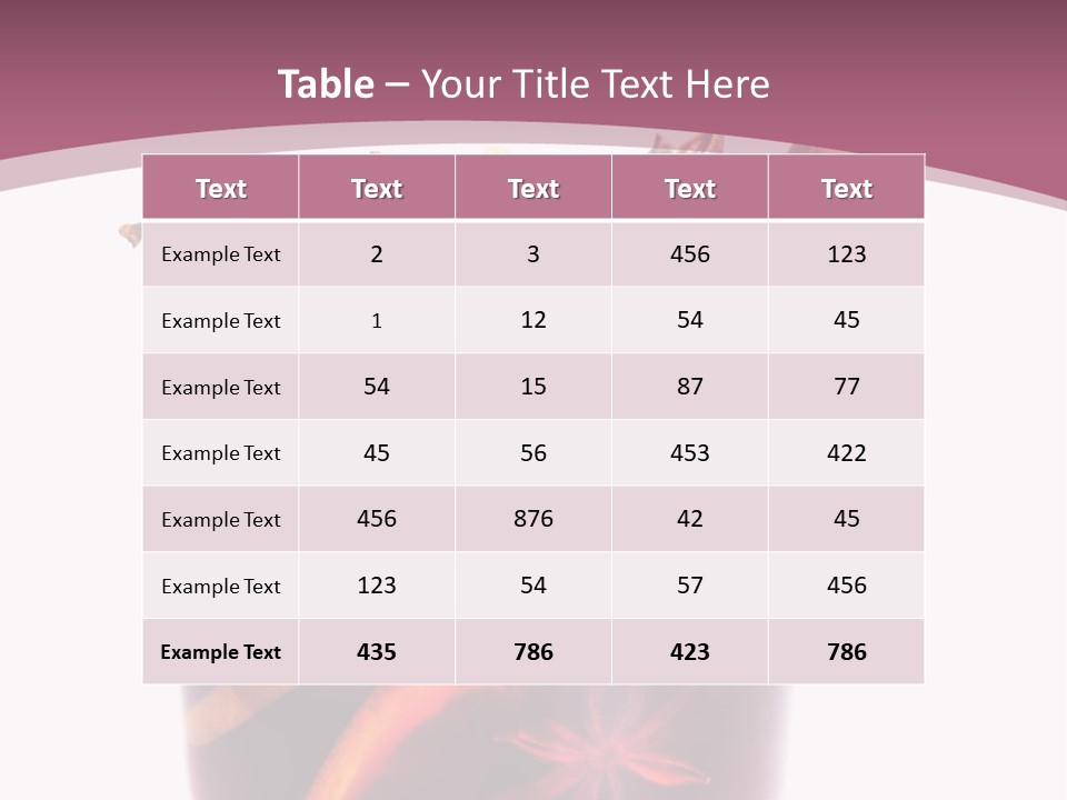 Homemade White Sweet PowerPoint Template