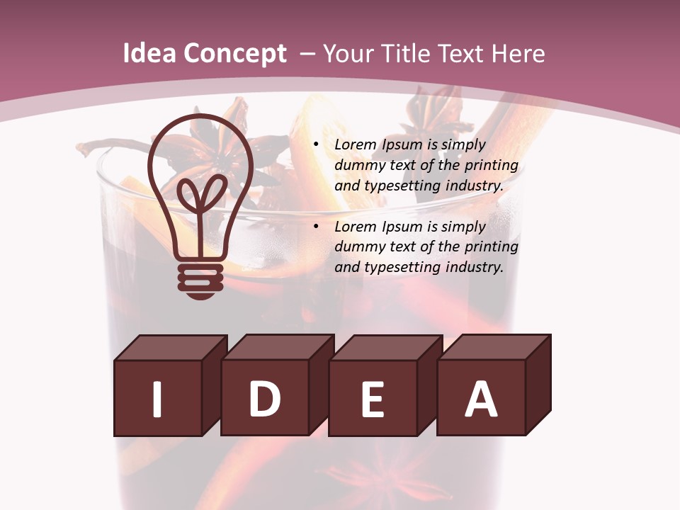 Homemade White Sweet PowerPoint Template