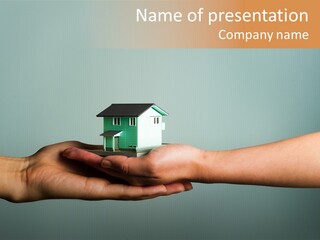 Wooden Buying Gold PowerPoint Template