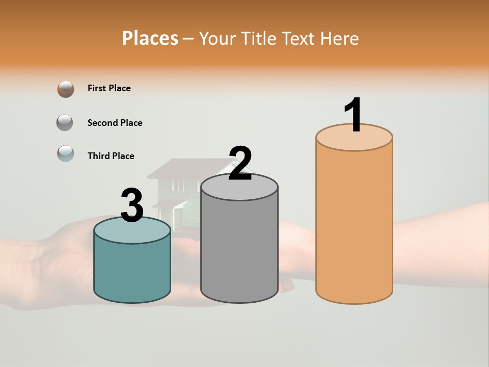 Wooden Buying Gold PowerPoint Template