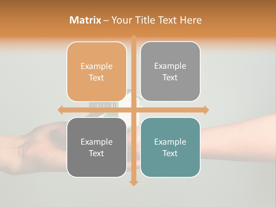 Wooden Buying Gold PowerPoint Template