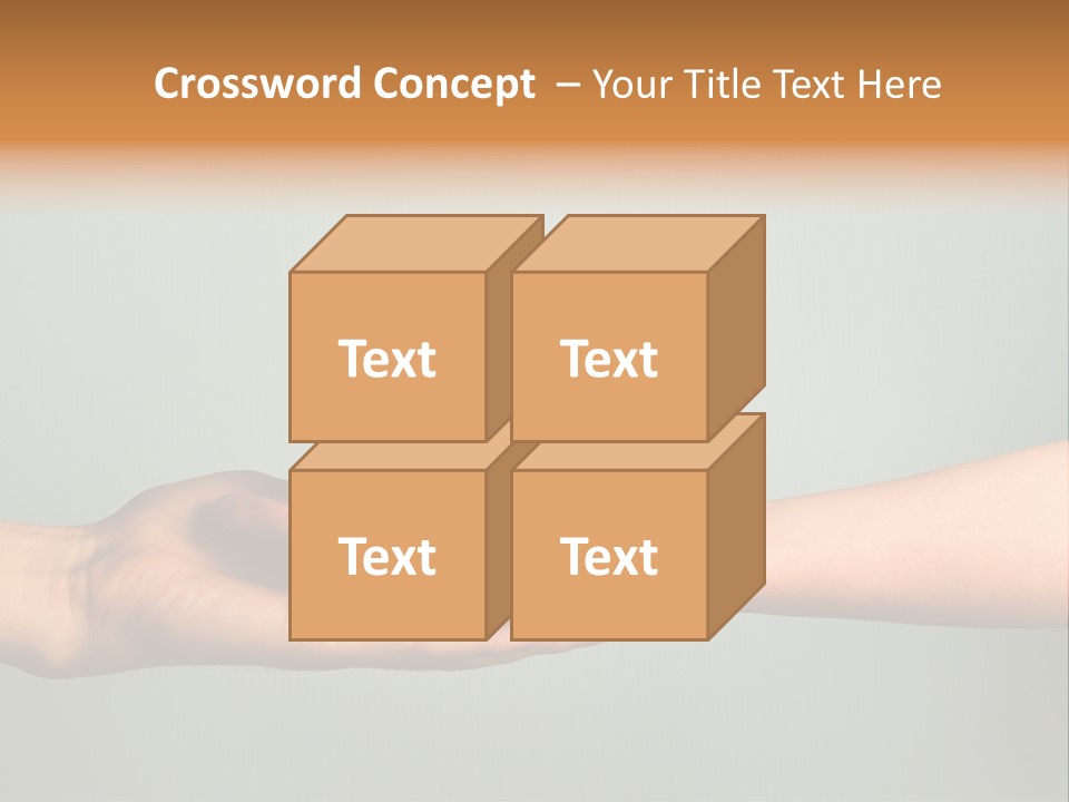 Wooden Buying Gold PowerPoint Template