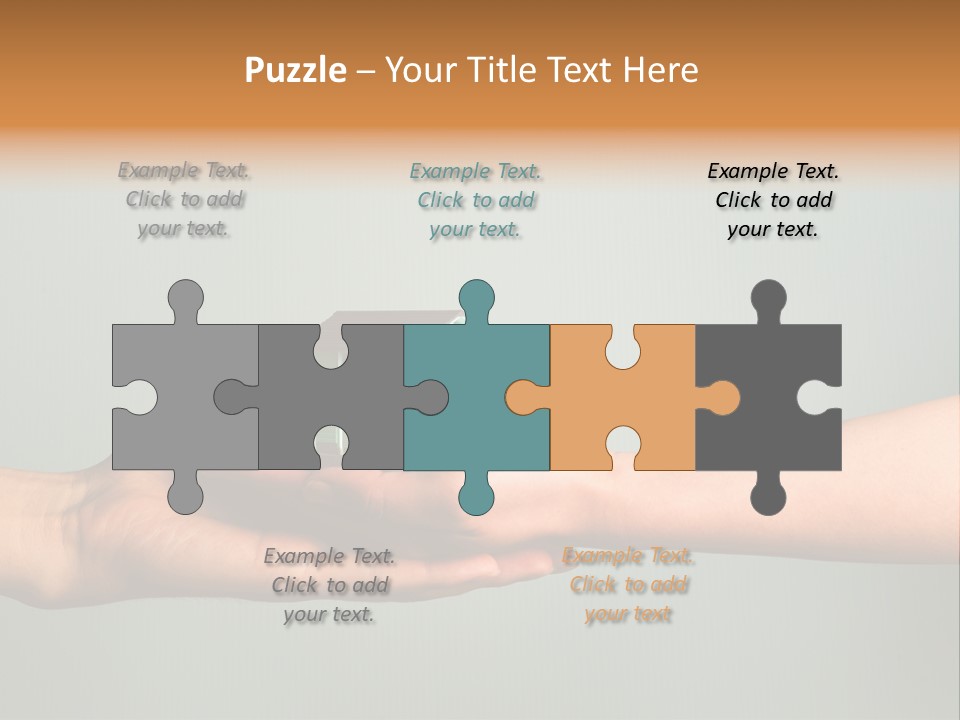 Wooden Buying Gold PowerPoint Template