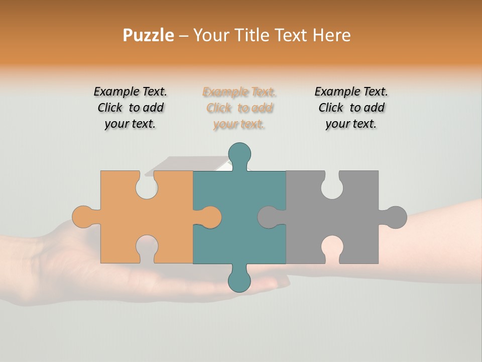 Wooden Buying Gold PowerPoint Template