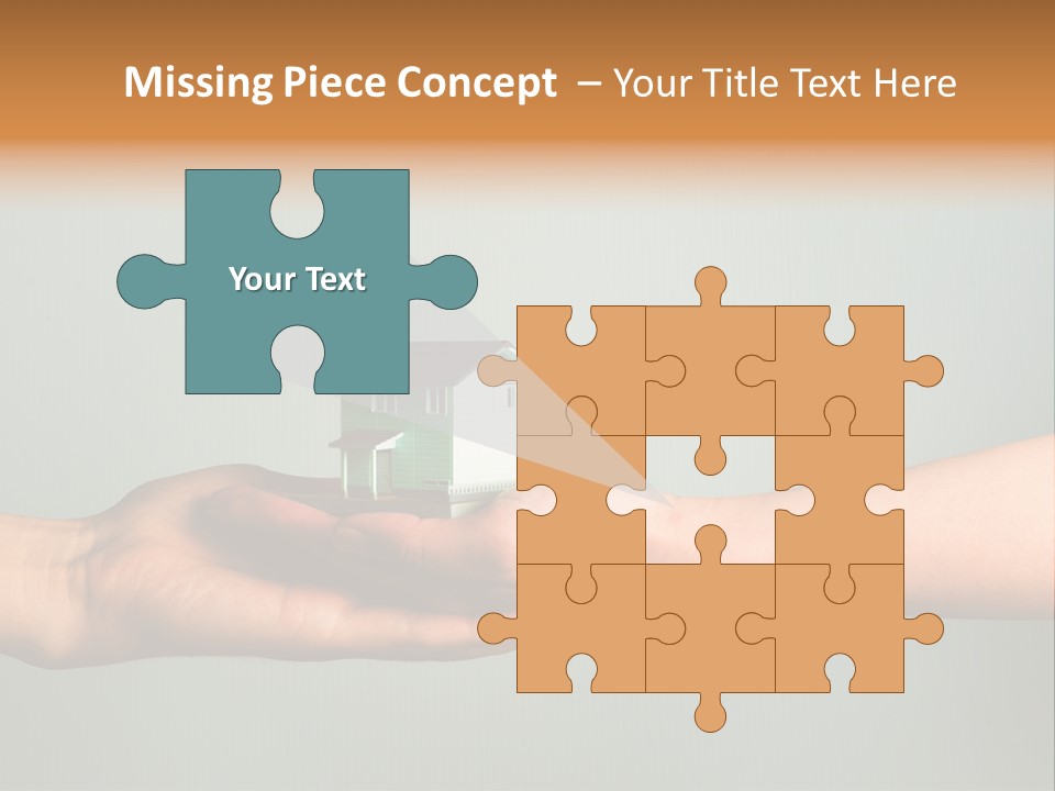 Wooden Buying Gold PowerPoint Template