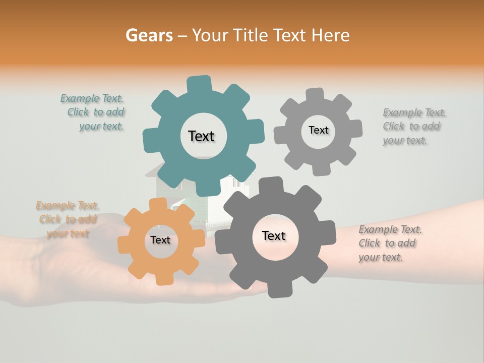 Wooden Buying Gold PowerPoint Template