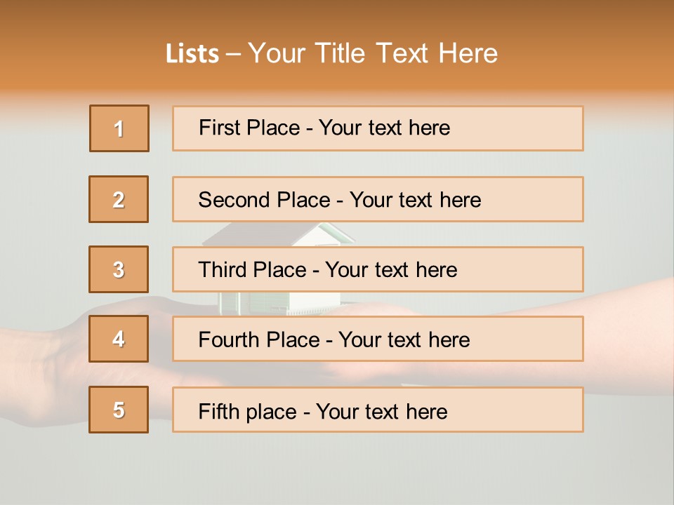 Wooden Buying Gold PowerPoint Template