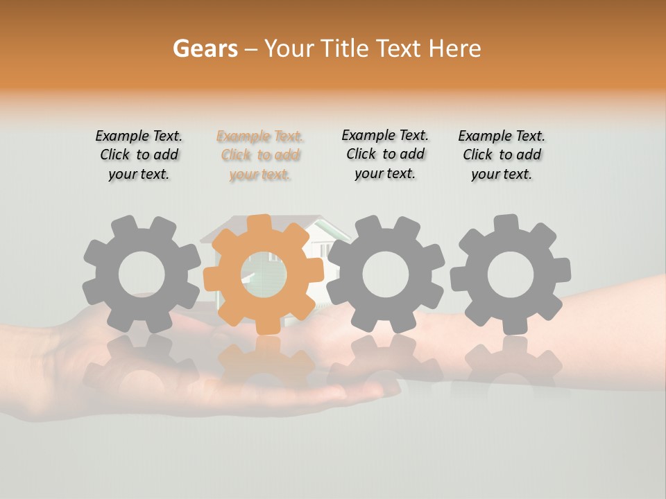 Wooden Buying Gold PowerPoint Template