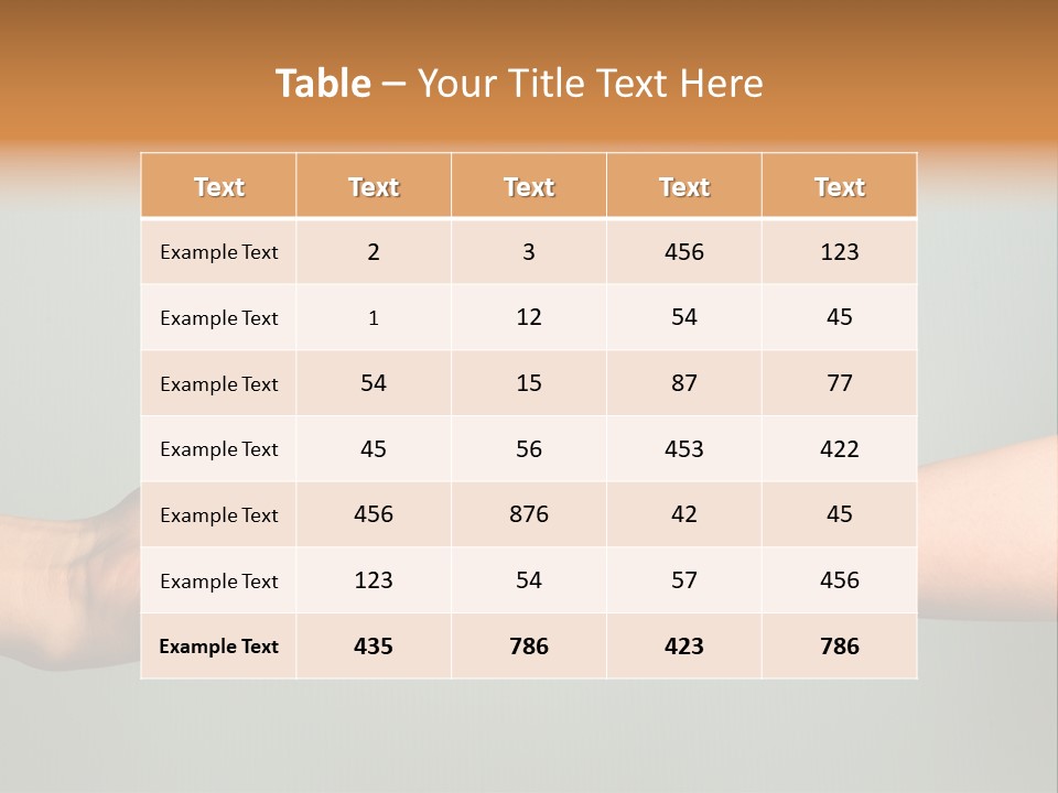 Wooden Buying Gold PowerPoint Template