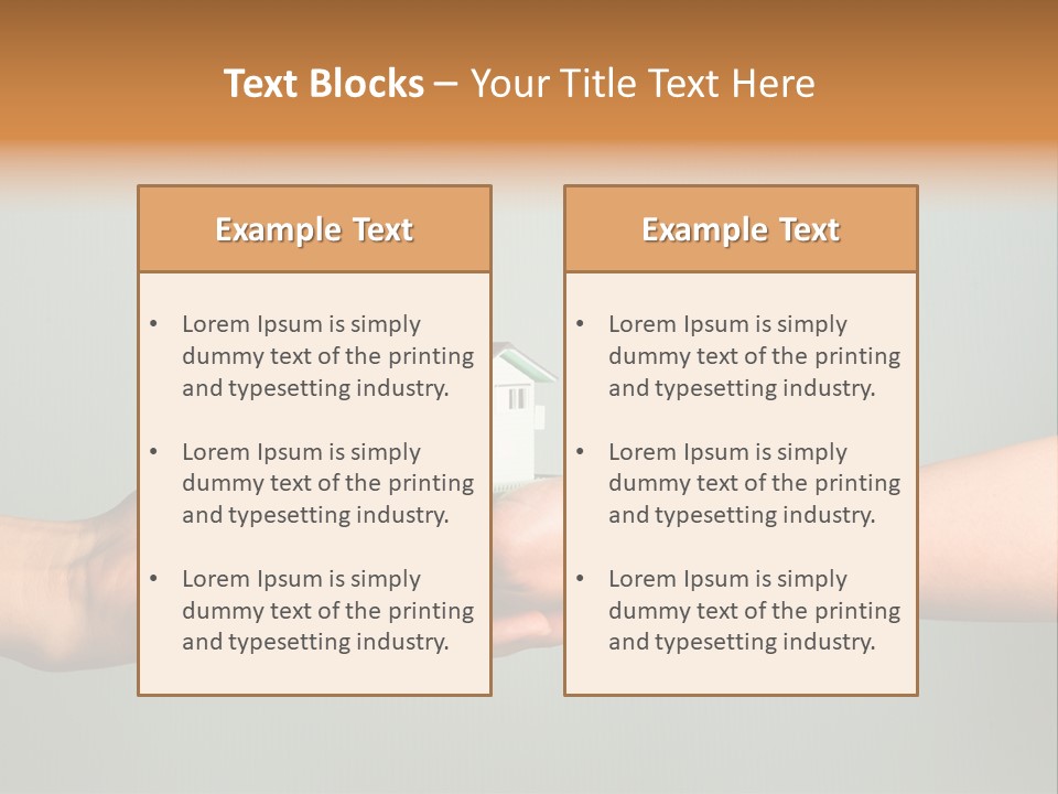 Wooden Buying Gold PowerPoint Template