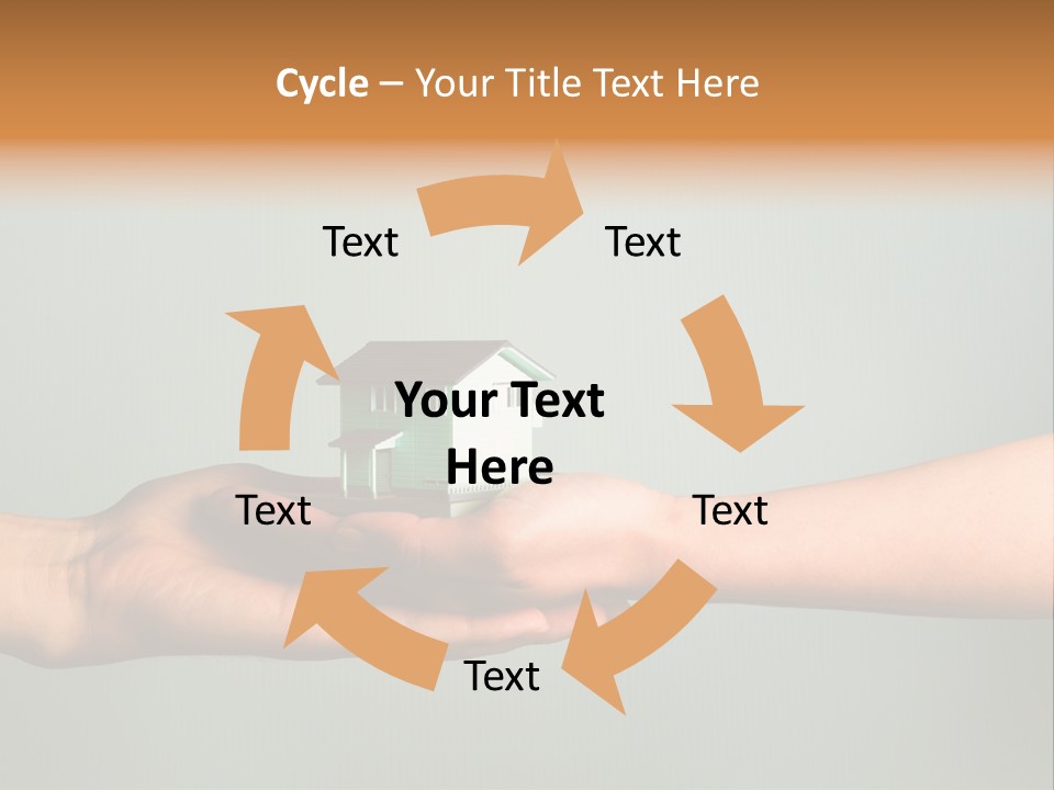 Wooden Buying Gold PowerPoint Template