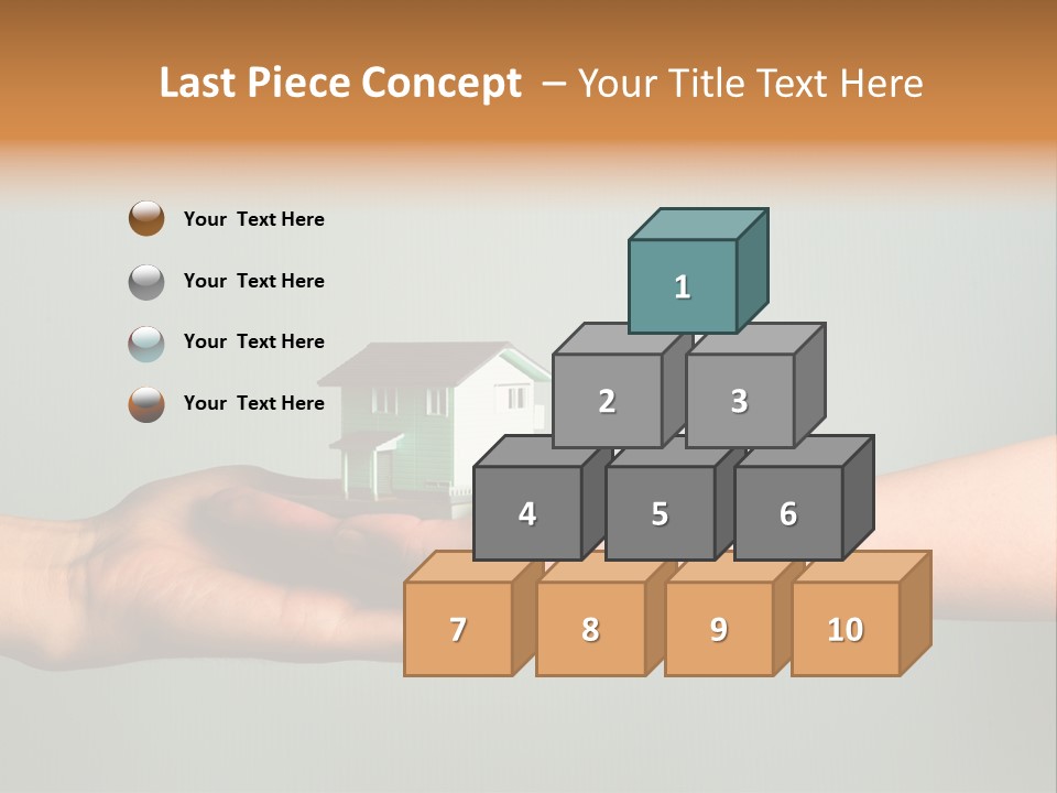 Wooden Buying Gold PowerPoint Template