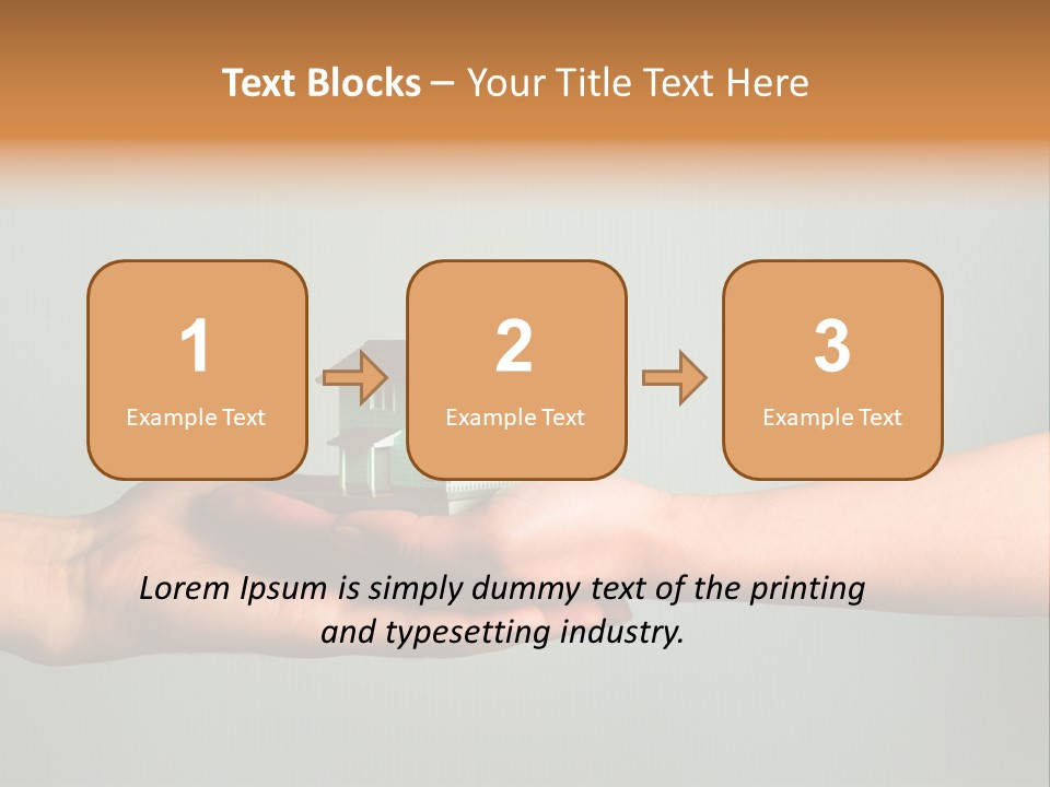 Wooden Buying Gold PowerPoint Template