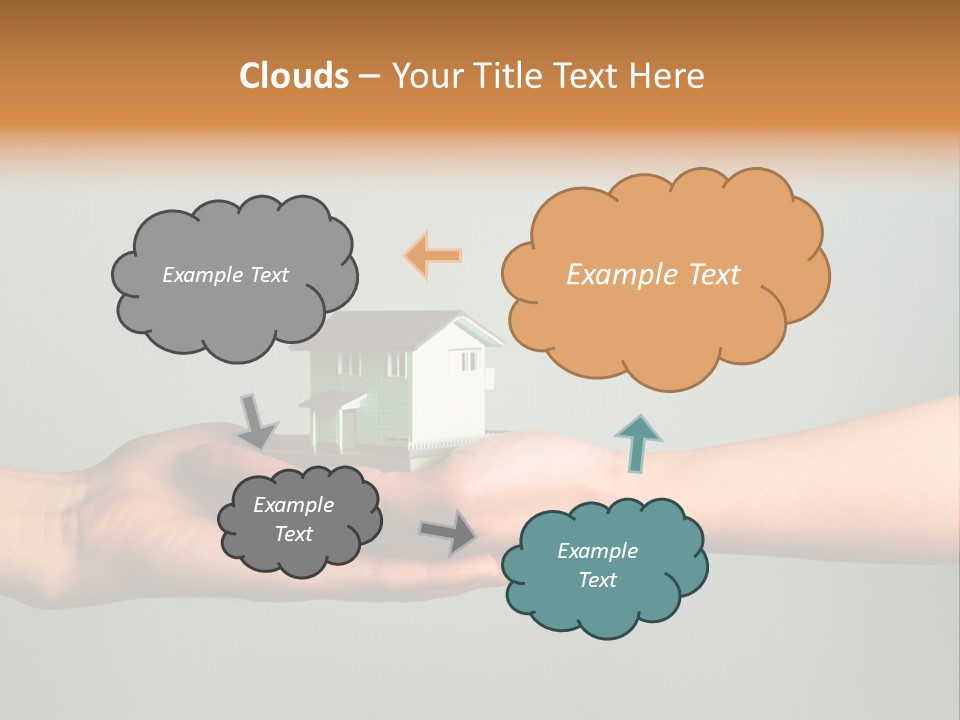 Wooden Buying Gold PowerPoint Template