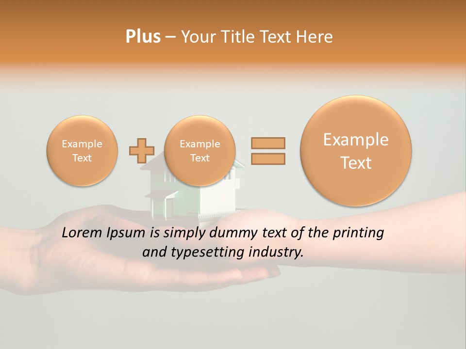 Wooden Buying Gold PowerPoint Template